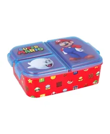 Warner Bros Super Mario Multi Compartment Sandwich Box