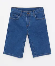 LC Waikiki Basic Denim Shorts - Blue