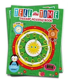 Tell the Time Sticker Activity Book - English