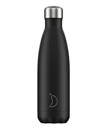 Chilly's Water Bottle Monochrome Black - 500mL