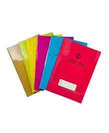 Sadaf Single Line With Left Margin A4 Size Exercise Book - Pack of 6