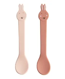Trixie Mrs. Rabbit Silicone Spoons - Pack Of 2