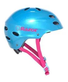 RAZOR Child V-17 Helmet - Gloss Cyan