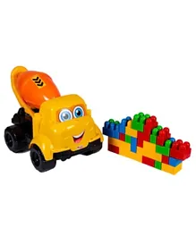 Dede Yellow Boxed Cement Truck Set - 30 Pieces