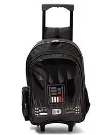Starwars Backpack Trolley With 3 Compartments And Side Pocket - 18 Inches