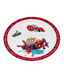Spider Man Kids Mico Plate - Red