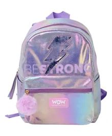 Wow Girl Wow Generation Stroll Backpack Iridescent Lila - 12.5 Inches