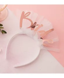 Ginger Ray Bride To Be Hen Party Veil Headband - Pink