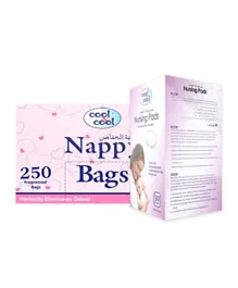 Cool & Cool Nappy Bags 250 + Free Nursing Pads 30 - Pink