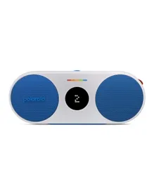 Polaroid P2 Music Player Bluetooth Wireless Portable Speaker - Blue & White