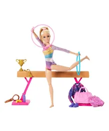 Mattel Barbie Gymnastics Playset Refreshed - 10 cm