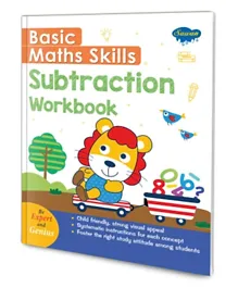 Sawan Basic Maths Skills Workbook: Subtraction for Ages 5+ with 64 Pages of Vivid Illustrations and Interactive Exercises