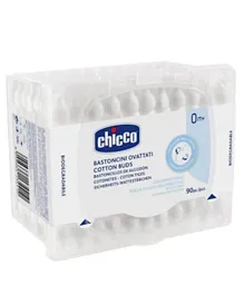 Chicco Cotton Ear Buds With Ear Protection - 90 Pieces