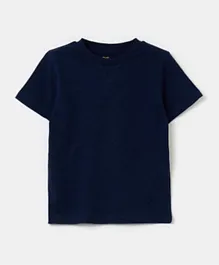 OVS Round Neck T-Shirt - Dark Blue