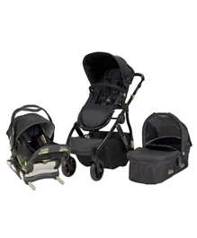 Baby Trend MUV Reis Stroller + Kussen Infant Car Seat - Mystic Black