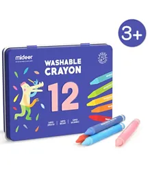Mideer Washable Crayons - 12 Colours