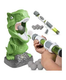 Discovery Kids Hungry T-Rex Feeding Game with Sound - 10 Pieces