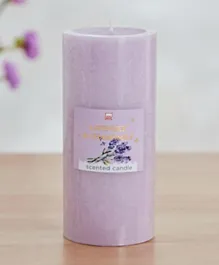 HomeBox Qara Lavender Chamomile Pillar Candle