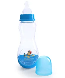 Baby Plus Feeding Bottle with Hood Cap Blue - 250ml