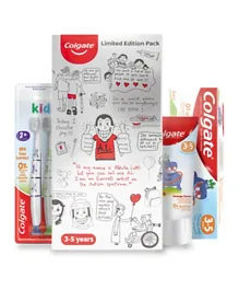 Colgate Kids Toothpaste 60mL + Kids Toothbrush 2 Pieces Abdulla Lutfi Limited Edition Pack