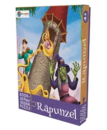 Rupanzel Book and 30 Pieces Jigsaw Puzzles - English