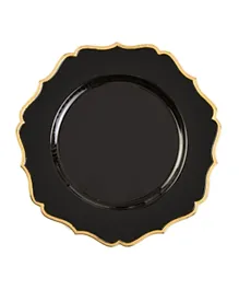 A'ish Home Scallops Charger Plate - Black
