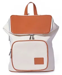 Emerald Cat Fashion Backpack - Brown & White