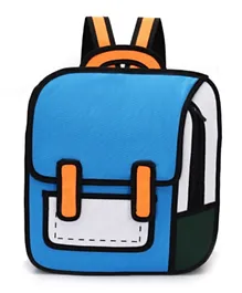 Star Babies Blue 2D School Backpack - 15.3 inches