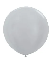 Sempertex Round Balloons Satin Silver - Pack of 3