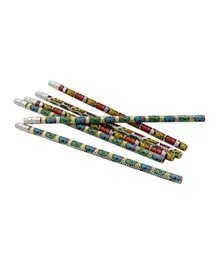 أقلام رصاص بوكيمون متعددة الألوان - عبوة من 6