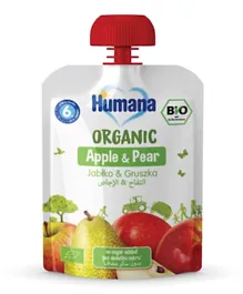 Humana Organic Apple and Pear Baby Puree - 90g