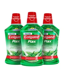 Colgate Plax Fresh Tea Mouthwash Pack of 3 - 500mL