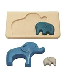 Plan Toys Wooden Elephant Puzzle - Multicolor