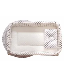 Little Angel Baby Bed with Comfy Paddings - Multicolor