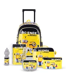 Universal Minions Science 5-In-1 Trolley Backpack Set