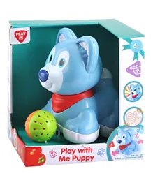 PlayGo Battery Operated Play With Me Puppy - Blue