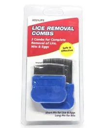 Acu Life Lice Removal Combs  - 2 Combs