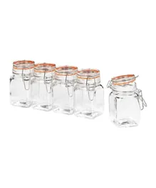 TALA Clip Top Spice Jars Set of 5 - 250mL Each