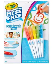 Crayola Color Wonder Paint brush Pens - 5 Colours