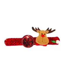 Merry Christmas Wristband With Jingle Bell