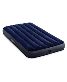 Intex Downy T Air Twin Bed - Blue