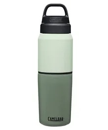 CamelBak MultiBev 2 in 1 Insulated Stainless Steel Bottle and Cup Moss Mint - 500mL