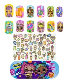 Townley Girl LOL Surprise! Nail And Body Art Sticker Set - 66 Pieces