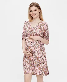 Mamalicious Maternity Dress - Peach