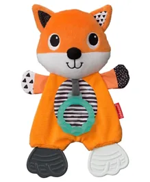 Infantino Cuddly Teether Fox - Orange