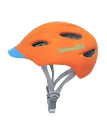 SafeheadTOTS XS Toddler Bike Helmet - Orange Blue