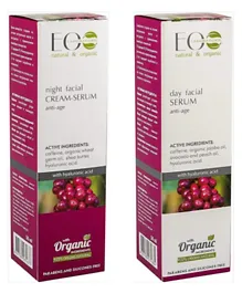 EO Laboratorie natural & organic Facial Serum (50ml+50ml) 650g - Pack of 2