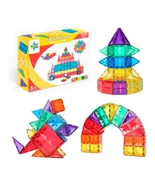 Star Kid Star Magnetic Tiles Set - 120 Pieces