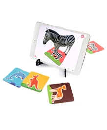 Shifu Safari Animal Flashcards 4D Educational Augmented Reality Based Game - Multi Color