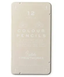 Printworks  Pack of 12 Classic Color Pencil - Grey